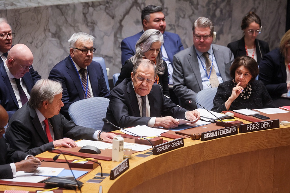 Lavrov "centered" UN countries