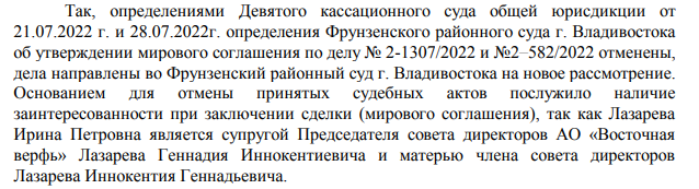 Долги "Восточной верфи" стоит поискать в "закромах" её акционеров?