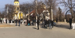 Перед исполкомом Гагаузии проходит акция протеста