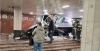 В Москве "Газель" въехала в подземный переход из-за скользкой дороги и несезонной резины